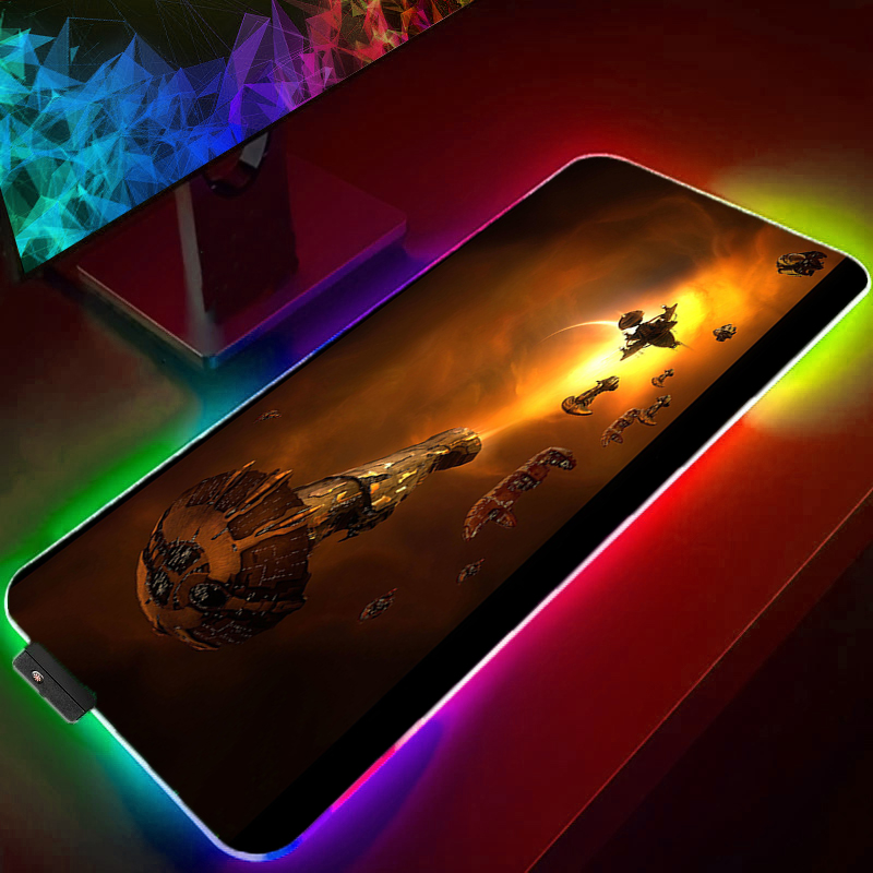 Pc Gaming Online - Eve Online RGB Mouse Pad Gamer