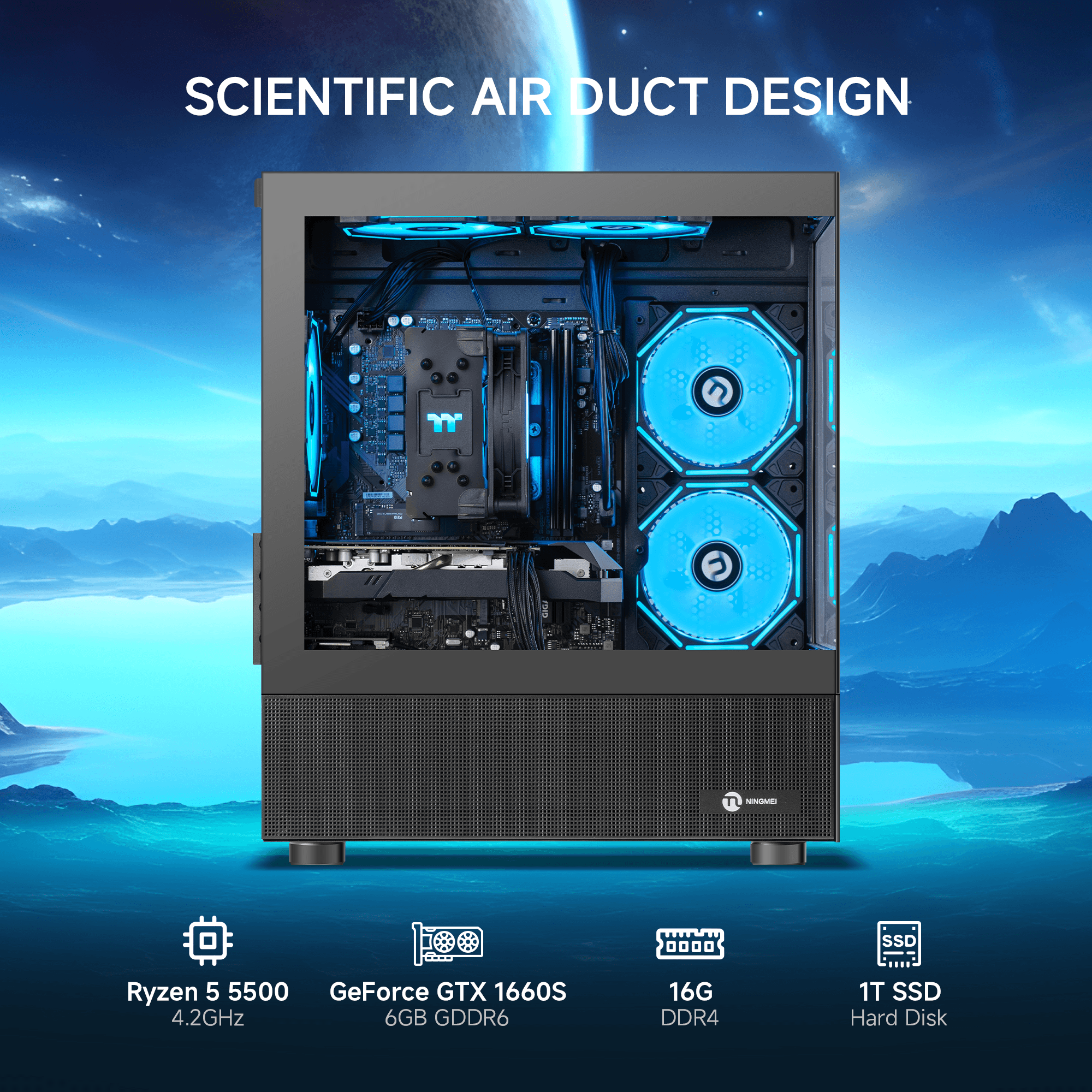 Pc Gaming Gtx 1660 Super - Ningmei Lumishore Gaming Pc Amd Ryzen