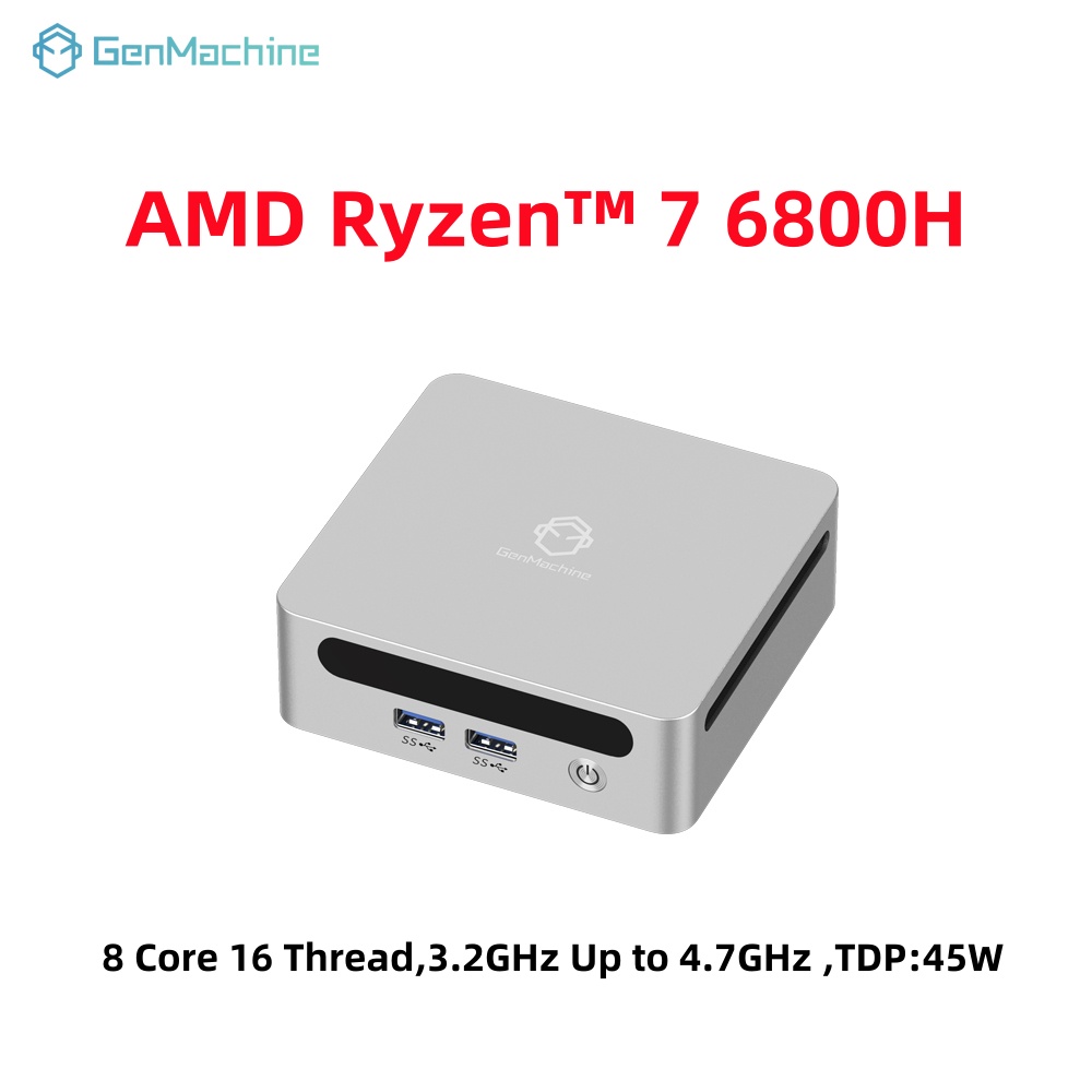 Pc Gaming Windows 7 - GenMachine USB4 2.5G LAN Ryzen 7