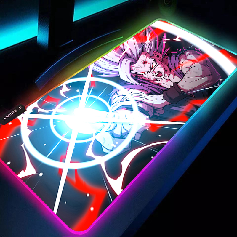 Rgb Mousepad - Gaming Mouse Pad Computer Anime Dragon