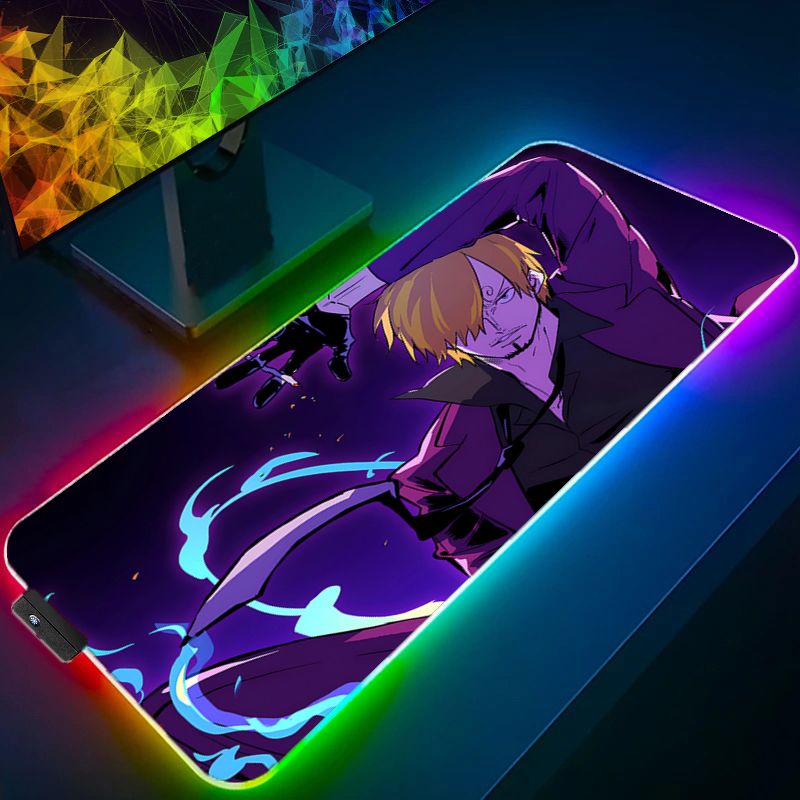 ONE PIECE Sanji LED Mouse pad  – обзор и цена Rgb Mousepad