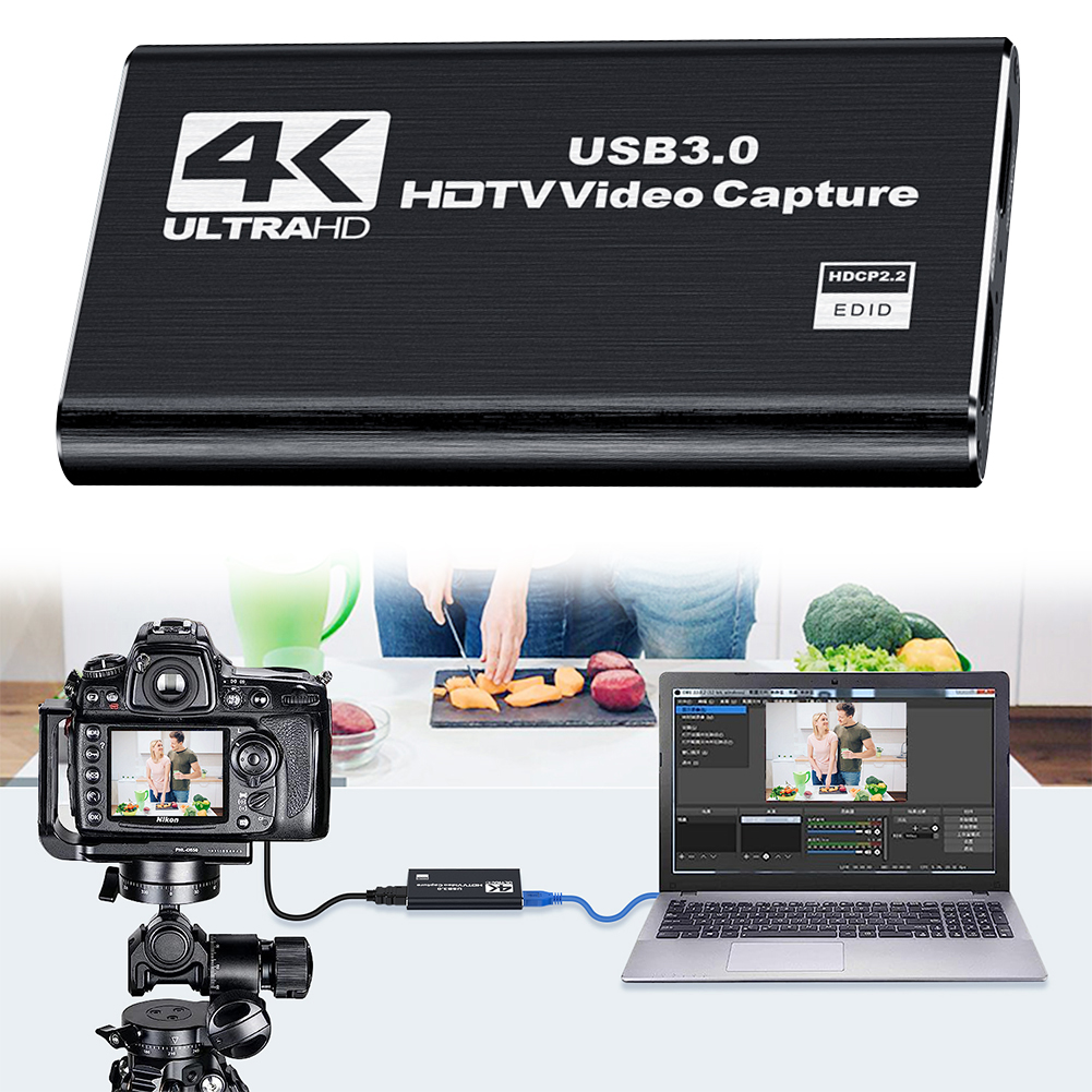USB 3.0 4K HDMI-Compatible Cap – обзор и цена Capture Card Hdmi