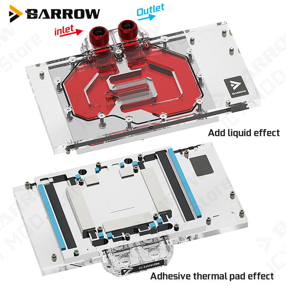 Barrow VGA Water Block for Gig – обзор и цена Pc Gaming Rtx