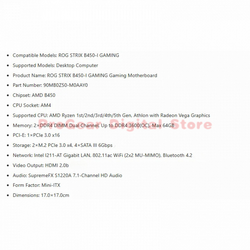 for Asus ROG STRIX B450-I GAMI – обзор и цена Pc Gaming Asus Rog
