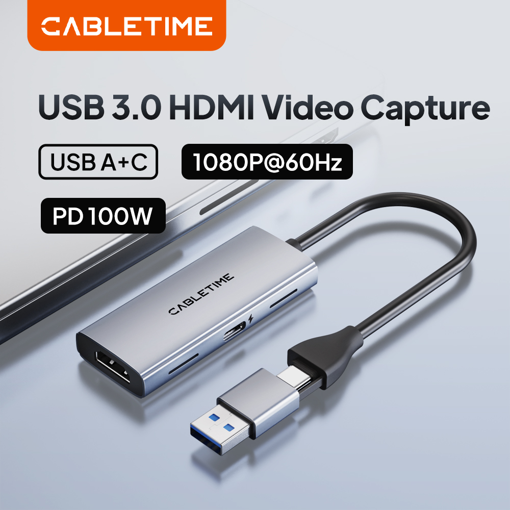 CABLETIME USB 3.0 HDMI Video C – обзор и цена Capture Card Hdmi