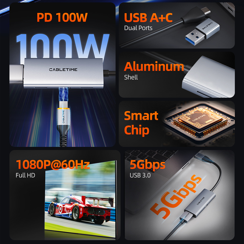 CABLETIME USB 3.0 HDMI Video C – обзор и цена Capture Card Hdmi