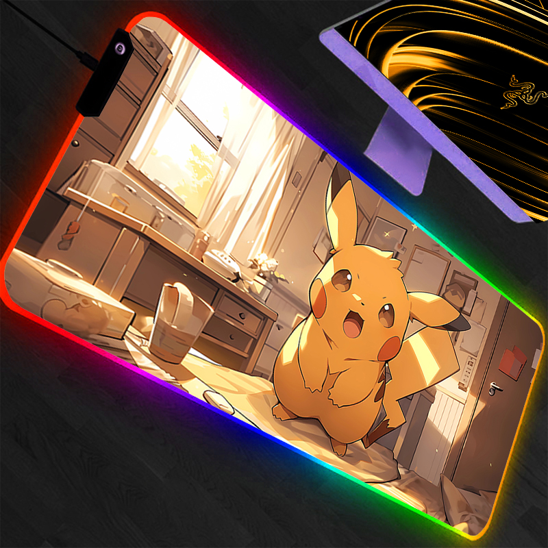 RGB Mouse Pad Pokemon Pikachu  – обзор и цена Rgb Mousepad