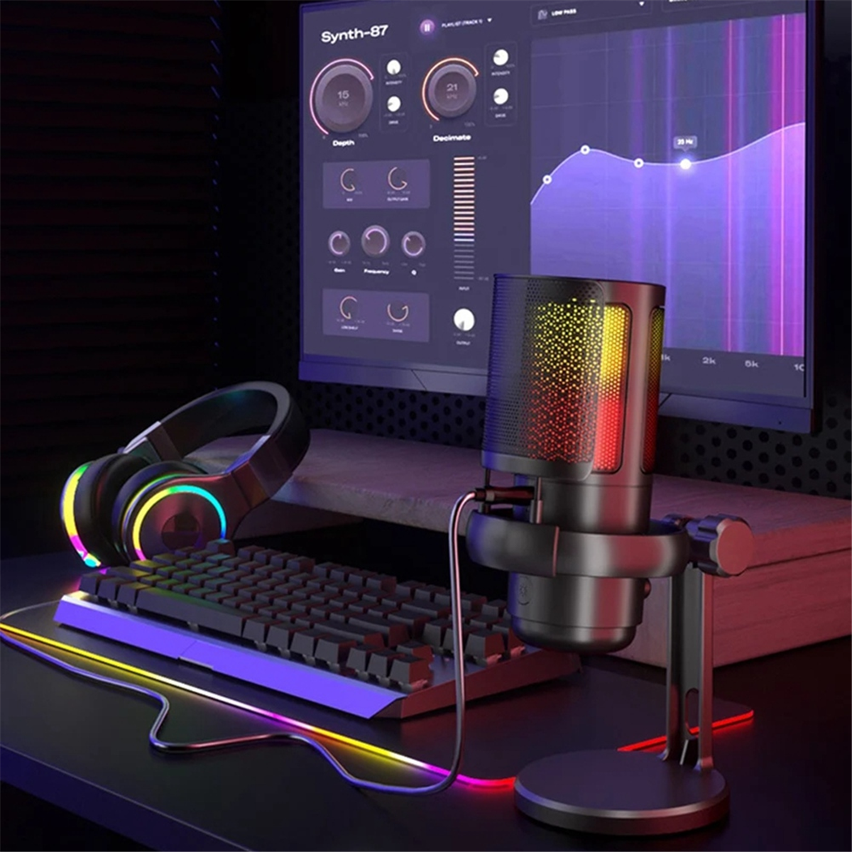 A03R! Gaming RGB Microphone, U – обзор и цена Pc Gaming Online