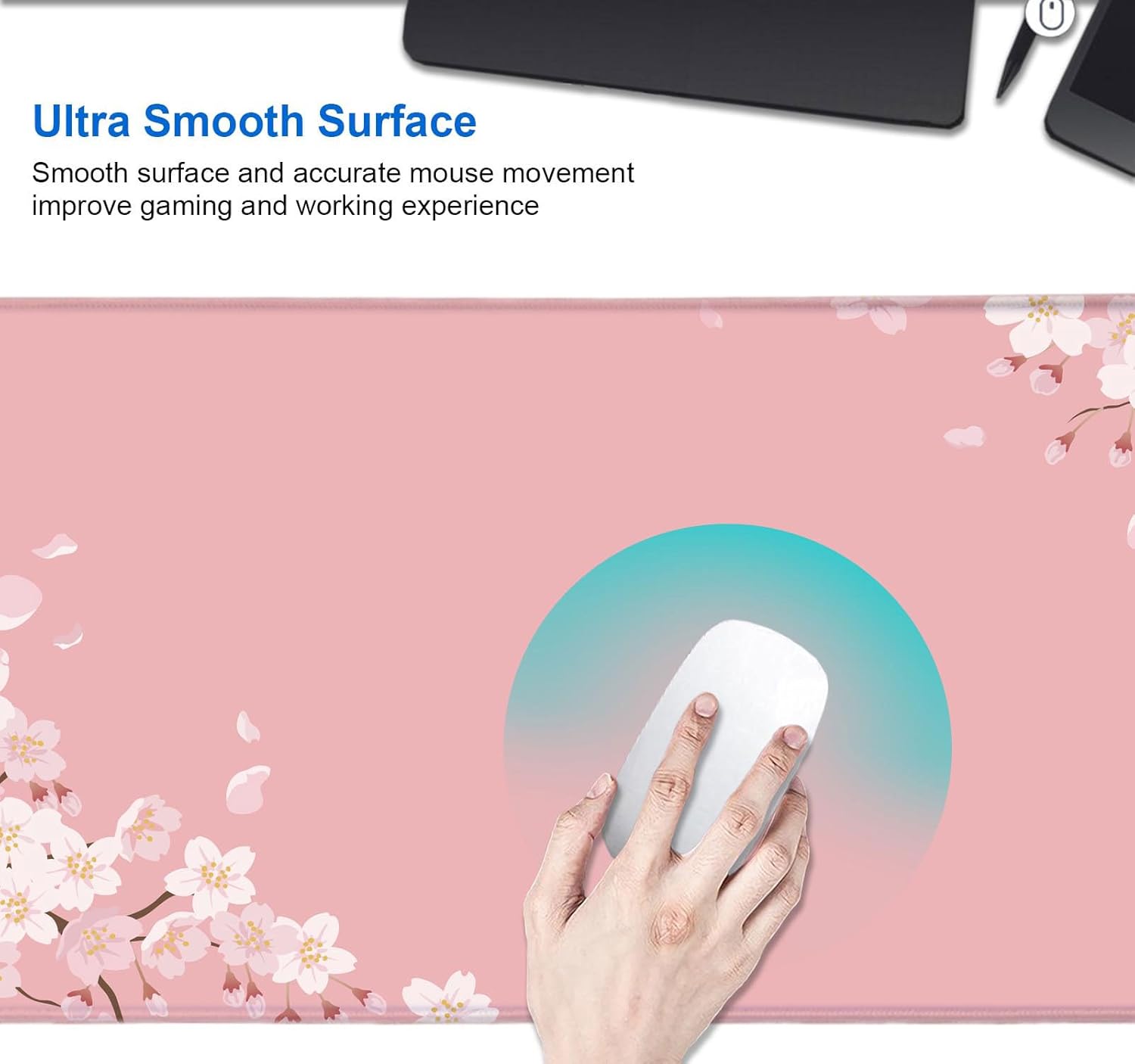 Japanese Cherry Blossom Desk M – обзор и цена Gaming Desk Mat