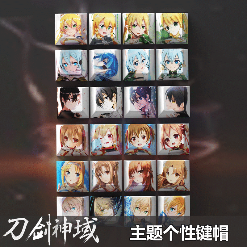 Sword Art Online Anime Keycaps – обзор и цена Pc Gaming Online