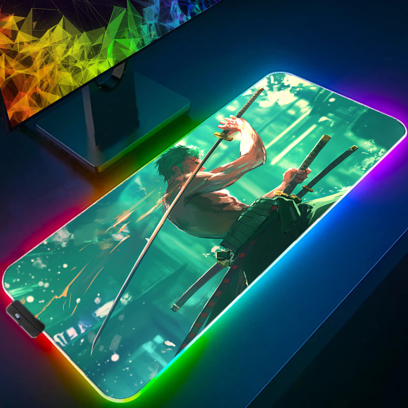ONE PIECE Zoro Mouse Pad RGB G – обзор и цена Rgb Mousepad