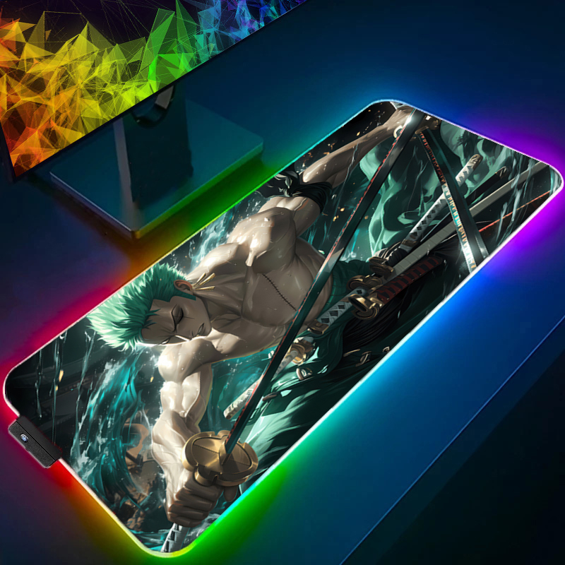 ONE PIECE Zoro Mouse Pad RGB G – обзор и цена Rgb Mousepad