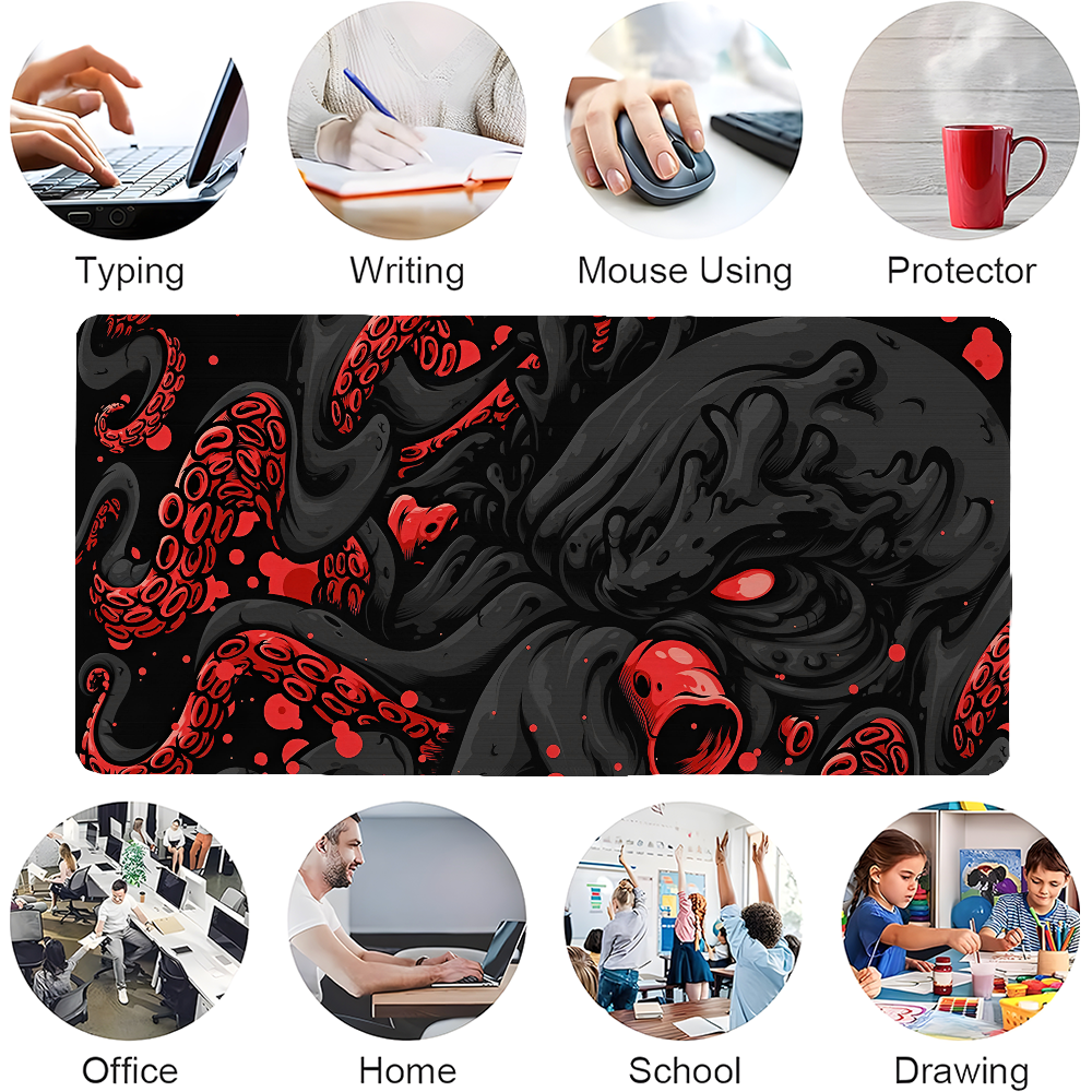 Octopus Monster Mousepad Large – обзор и цена Gaming Desk Mat