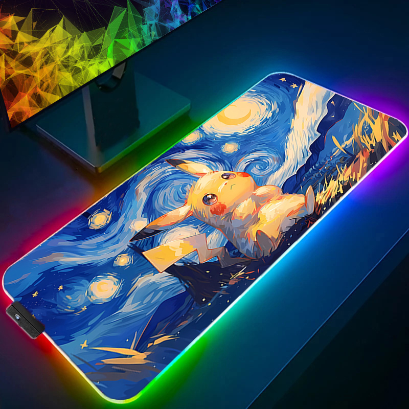 RGB Mouse Pad Pokemon Pikachu  – обзор и цена Rgb Mousepad