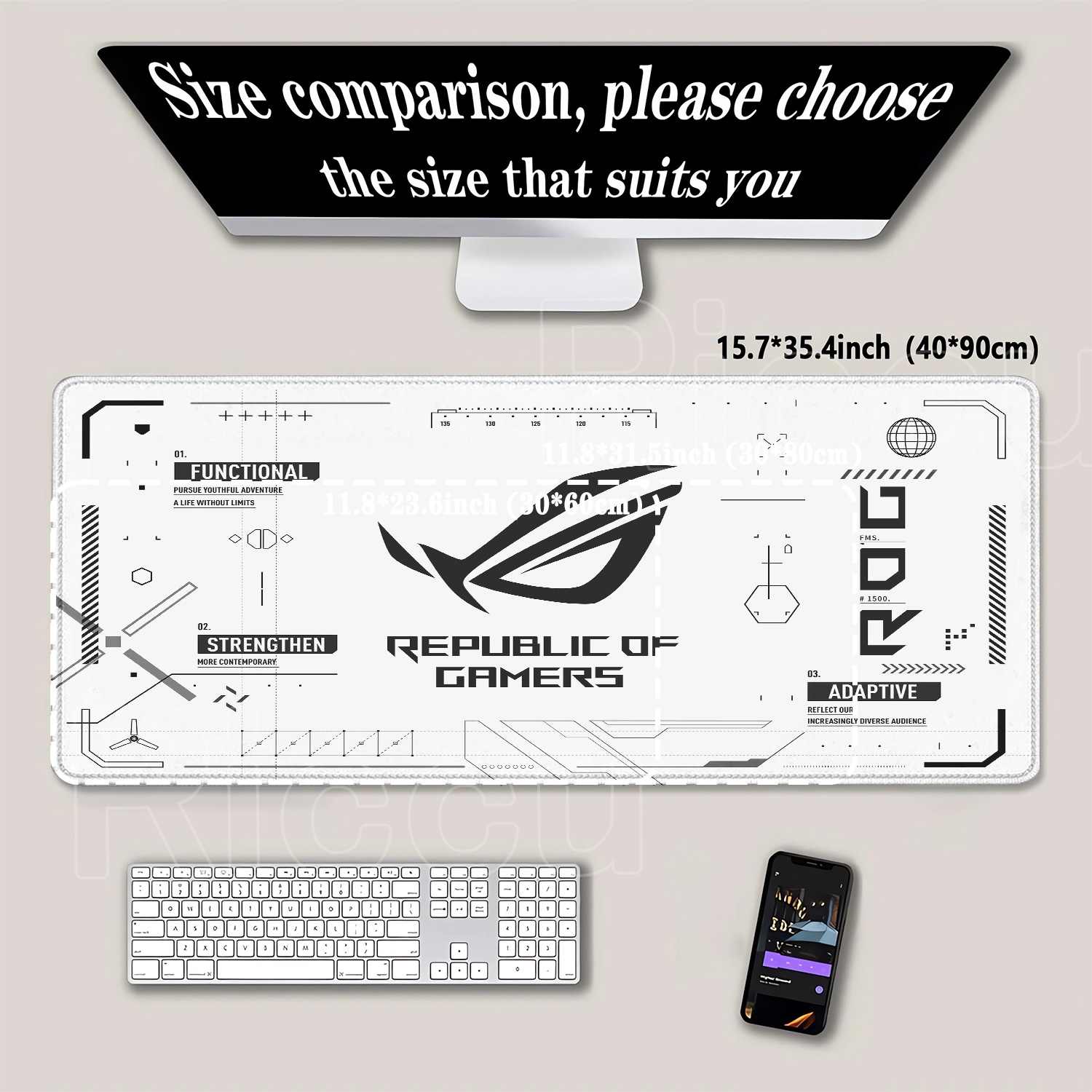 R-ROG Large Gaming Mouse Pad A – обзор и цена Pc Gaming Asus Rog