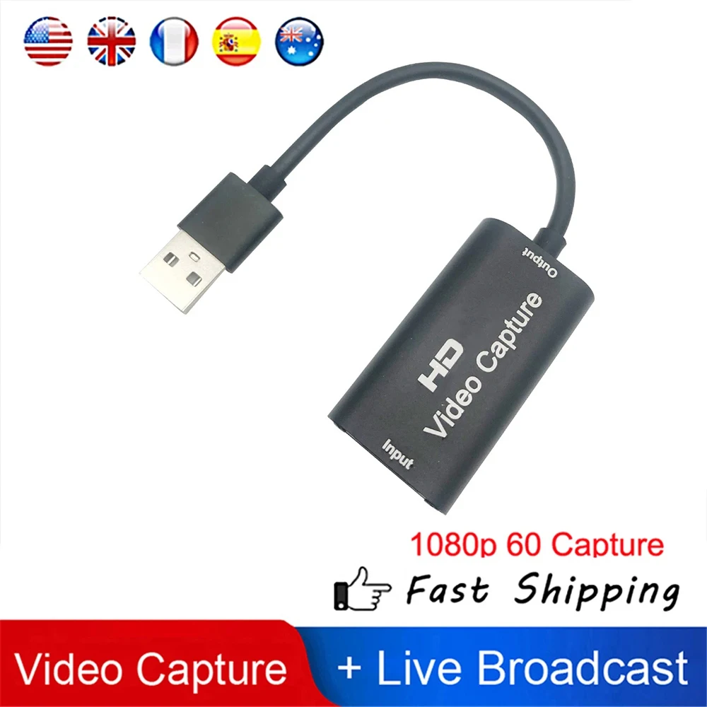 Mini HD 1080P HDMI-Compatible  – обзор и цена Capture Card Hdmi