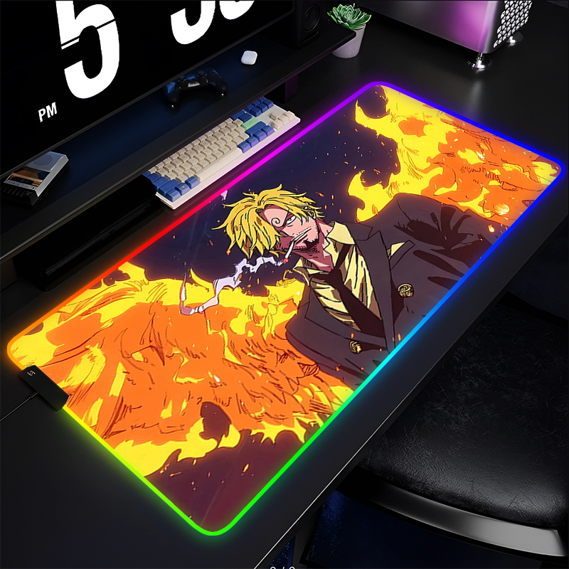 RGB Anime Mouse pad one piece  – обзор и цена Rgb Mousepad