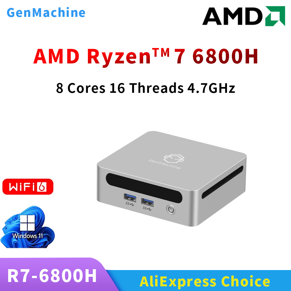GenMachine Ryzen 6600H 6600U 6 – обзор и цена Pc Gaming Windows 7