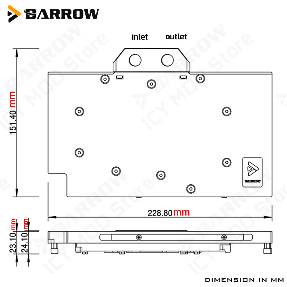 Barrow Display Card Water Cool – обзор и цена Pc Gaming Rtx