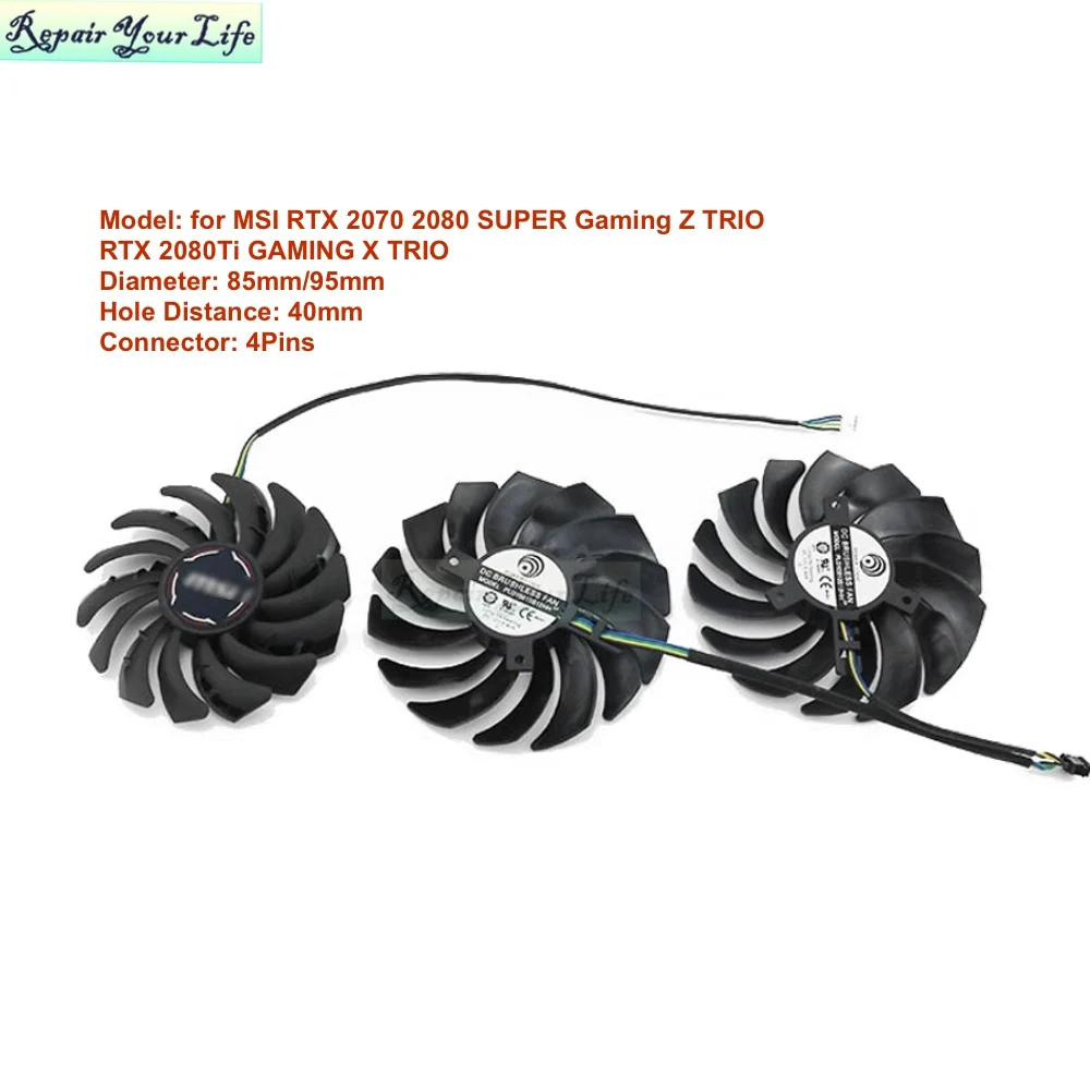 PC VGA Cooling Fan for MSI RTX – обзор и цена Pc Gaming Rtx