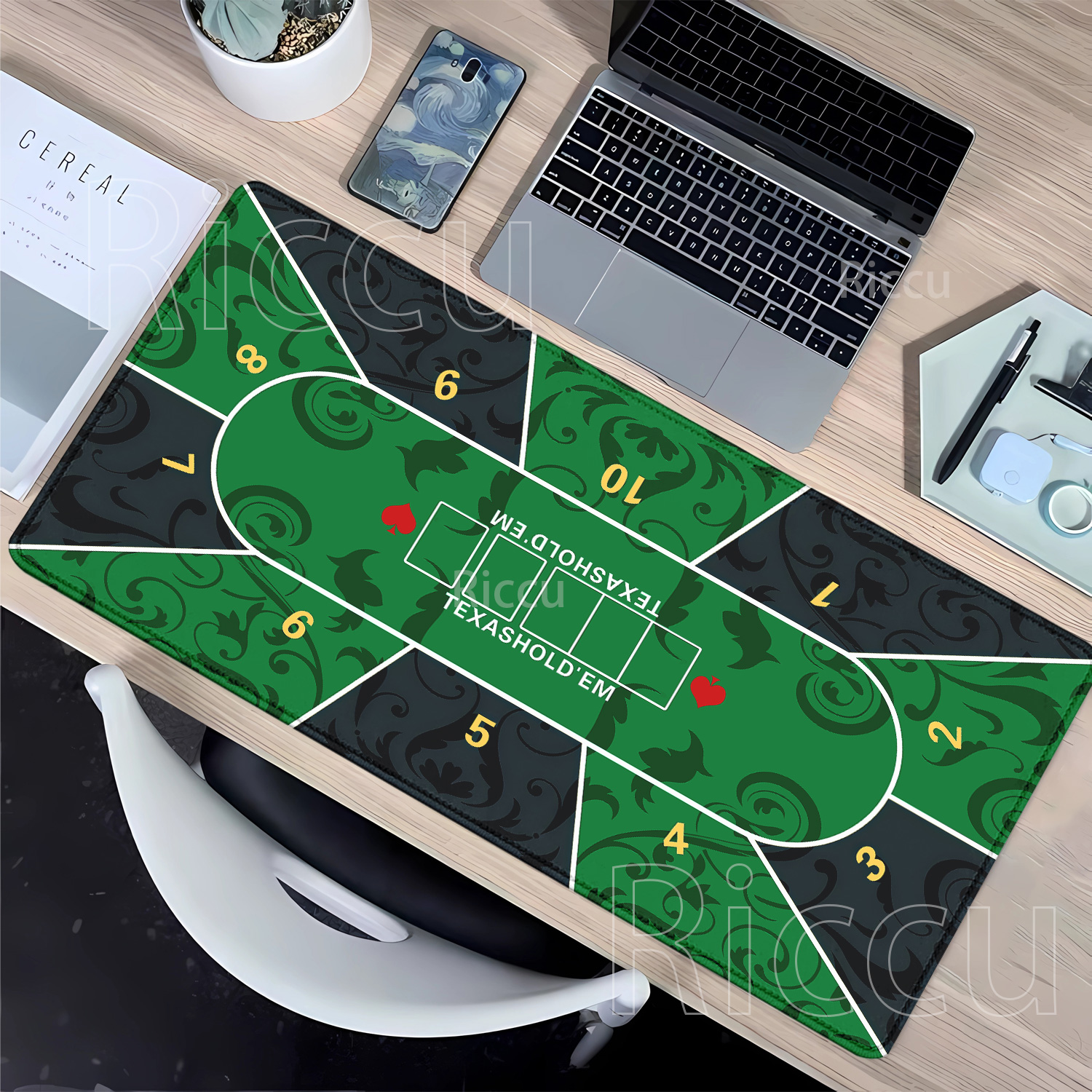 Mousepad Texas Hold’em poker R – обзор и цена Gaming Desk Mat