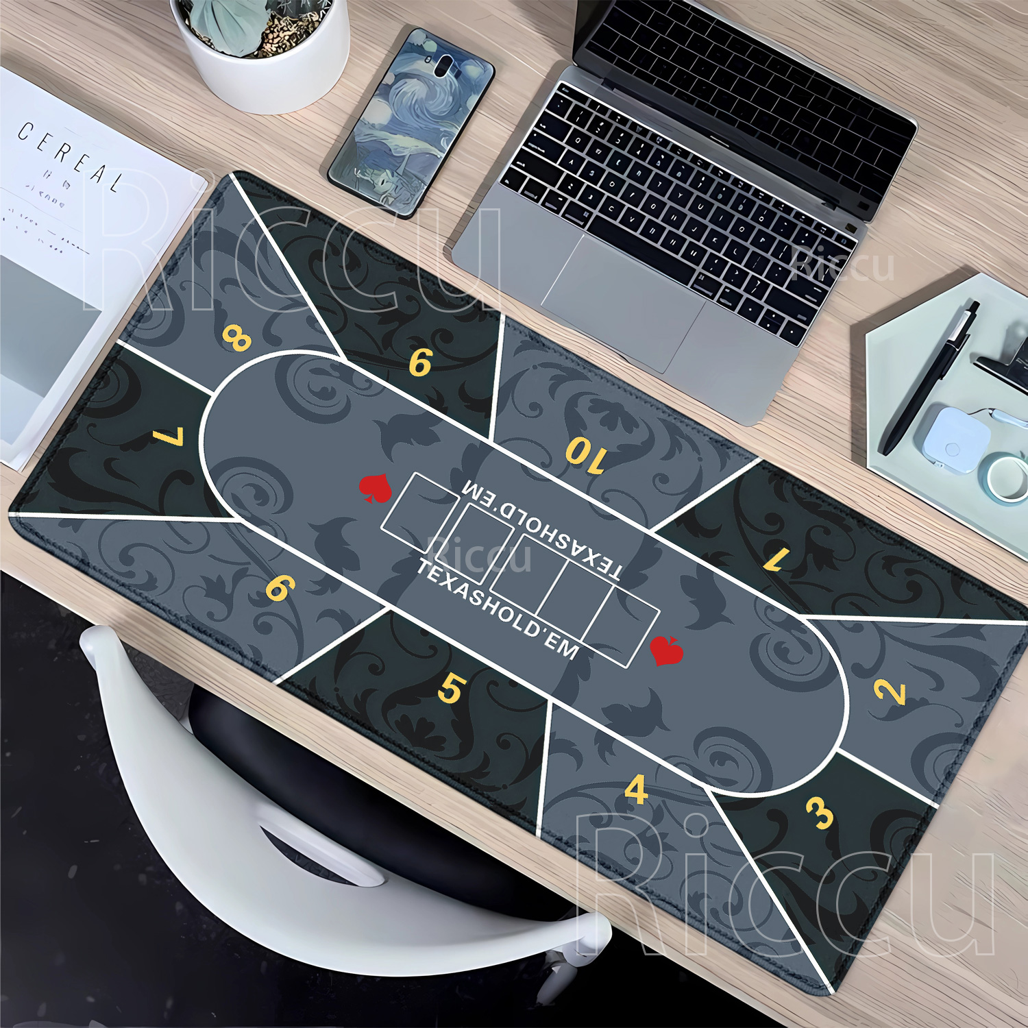 Mousepad Texas Hold’em poker R – обзор и цена Gaming Desk Mat
