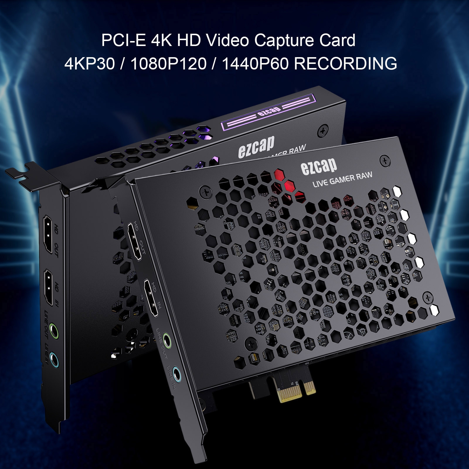 ezcap324B Live Gamer Raw PCIE  – обзор и цена Capture Card Hdmi
