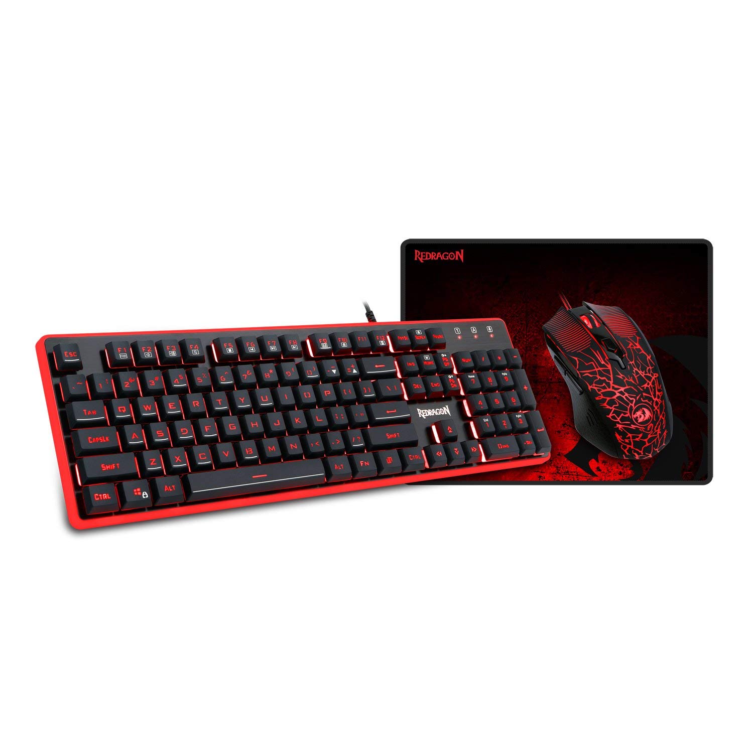 Redragon S107 Gaming Keyboard  – обзор и цена Rgb Mousepad