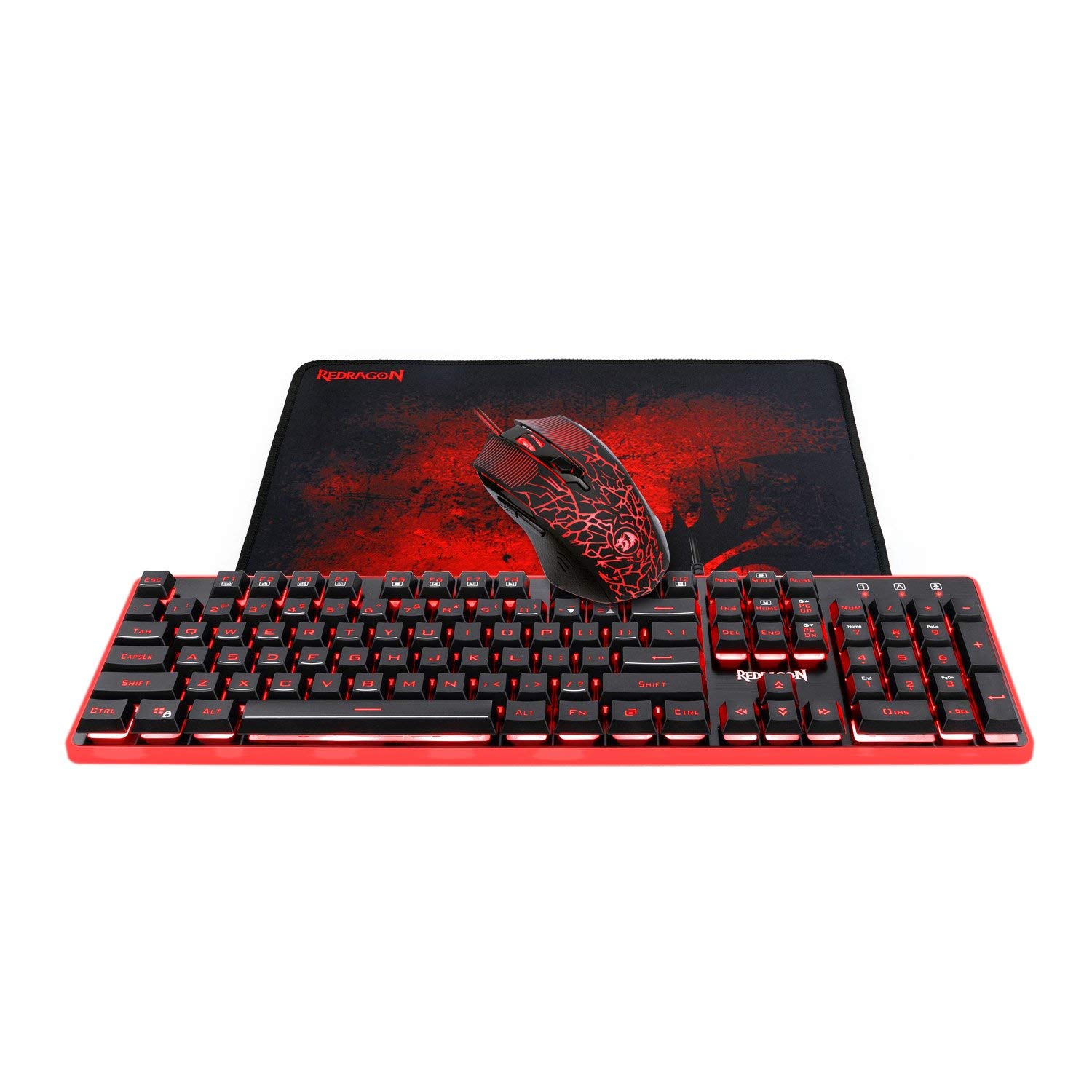 Redragon S107 Gaming Keyboard  – обзор и цена Rgb Mousepad